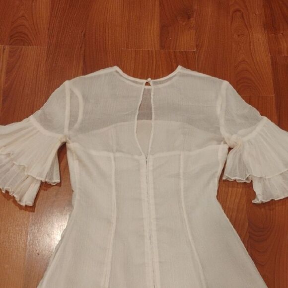 KEEPSAKE the Label Cream Sheer Blouse - Picture 5 of 5